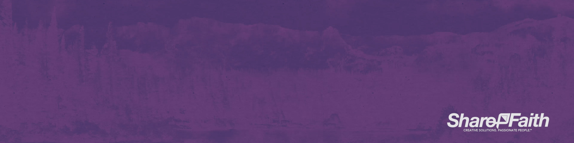 Purple Mountains Majesty Triple Wide Video Loop