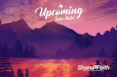 Church Summer Camp Announcements Motion Graphic