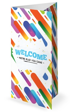 Sunday School Jelly Bean Children's Church Trifold Bulletin