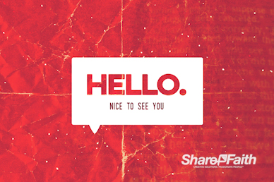 Jesus Said What Welcome Motion Graphic