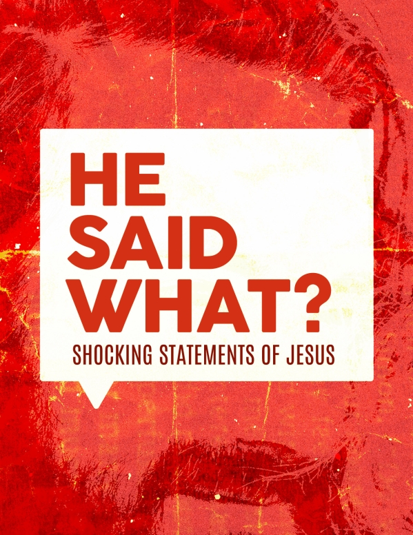Jesus Said What Church Flyer Template