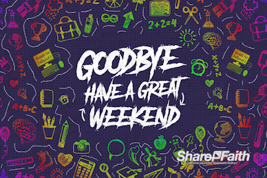 Back To School Goodbye Motion Graphic