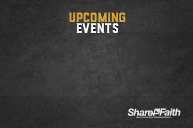 Kingdom Builders Announcements Motion Graphic