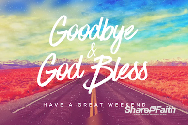 Returning To God Goodbye Motion Graphic