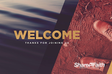 Hands And Feet Welcome Motion Graphic