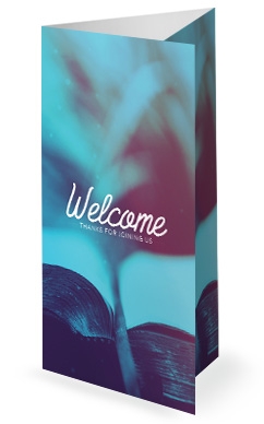 Church Bible Study Tri Fold Bulletin Cover