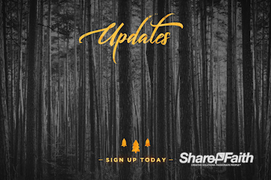 Fall Retreat Announcements Motion Graphic