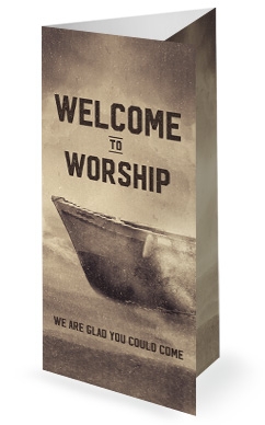 Keep the Faith Church Tri Fold Bulletin Template