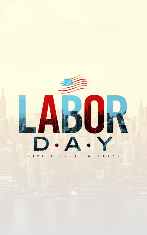 Labor Day Church Bulletin Cover