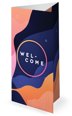 Fall Kick Off Church Trifold Bulletin Template