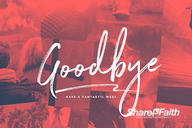 Balance In Life Goodbye Motion Graphic