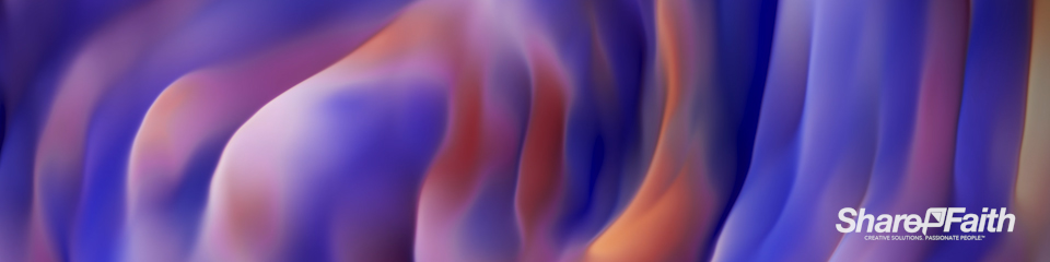 Abstract Paint Warp Triple Wide Worship Video