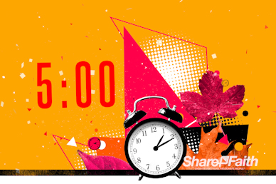 Daylight Savings Time Fall Back Countdown Video