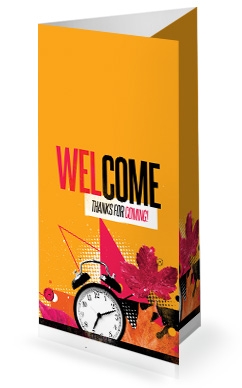 Daylight Savings Time Fall Back Trifold Bulletin Template