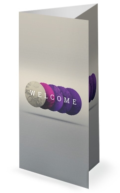 Advent Season of Preparation Tri Fold Bulletin Template