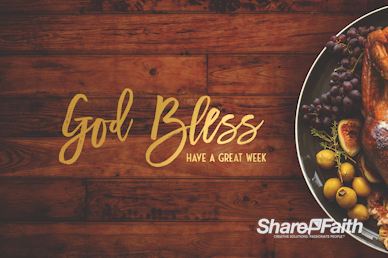 Prayer for Thanksgiving Goodbye Motion Graphic