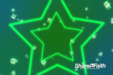 Neon Stars Motion Background