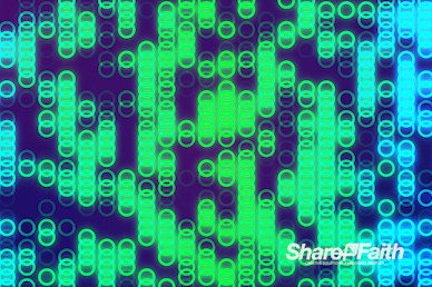 Neon Light Grid Worship Video