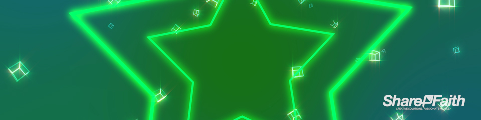 Neon Stars Multi Screen Video