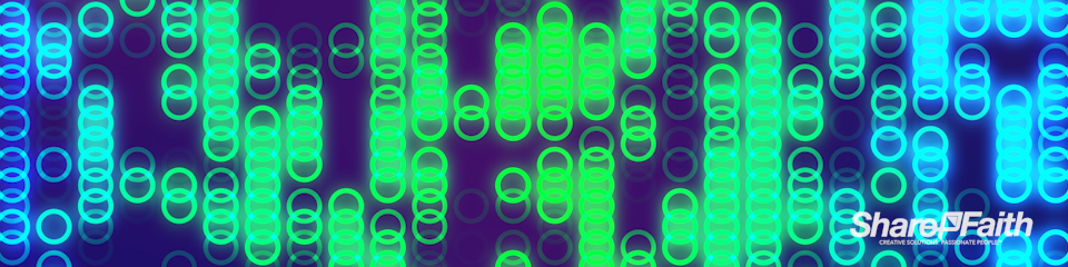 Neon Light Grid Multi Screen Video