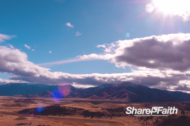 Mountain Range Nature Background Video