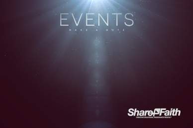 Manger Of Jesus Announcements Motion Graphic