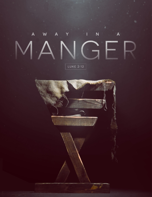 Manger Of Jesus Christmas Flyer Template