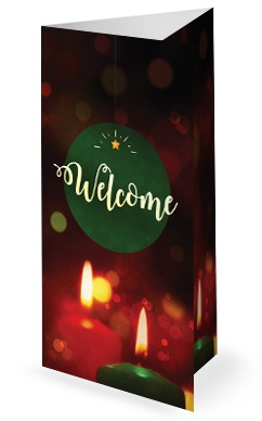 Christmas Eve Candlelight Service Trifold Bulletin