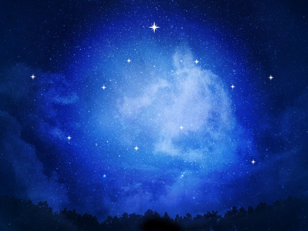 Starry Night Christmas Worship Background