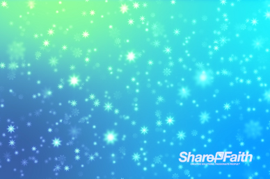 Radiant Christmas Snowflakes Worship Video