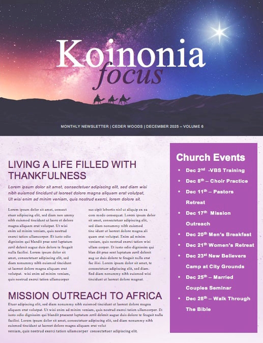 Wise Men Still Seek Him Christmas Newsletter