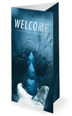 Divine Healing Church Trifold Bulletin Template