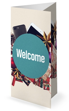 Uncluttered Christmas Church Trifold Bulletin