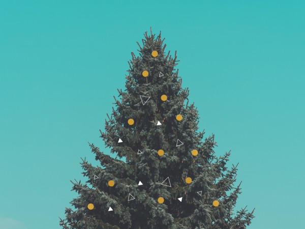 Christmas Tree Holiday Church Worship Background