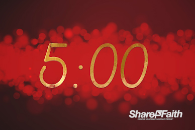 Christmas Church Services Countdown Video