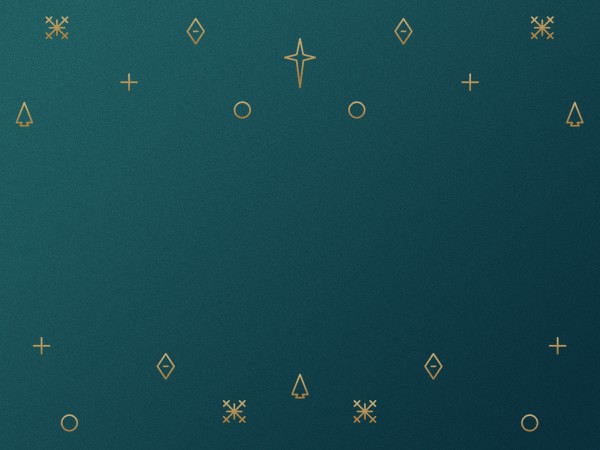 Green And Gold Christmas Worship Background