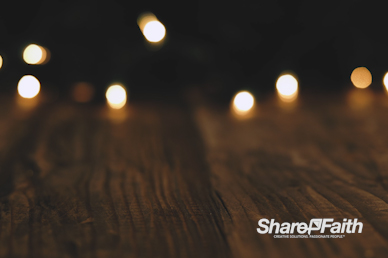 Christmas Lights Decoration Worship Video