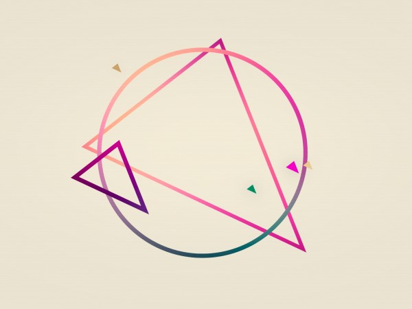 Modern Shape Outline Worship Background