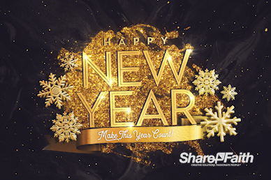 New Year's Eve Church Motion Graphic