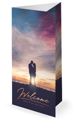 Connected Marriage Retreat Church Trifold Bulletin