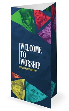 Black History Month February Church Tri Fold Bulletin