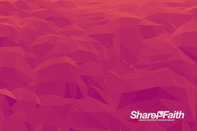 Polygon Waves Worship Motion Background