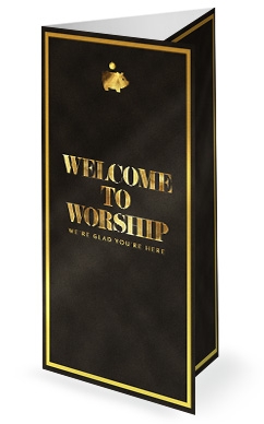 Financial Freedom Church Tri Fold Bulletin Template