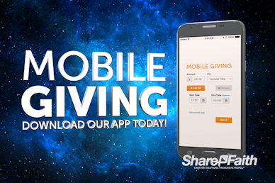 Mobile Giving Galaxy Motion Graphic