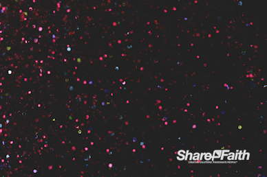Cascading Glitter Worship Video Background