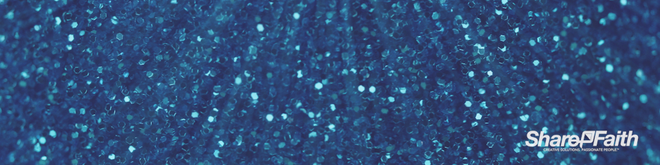 Glitter Starlight Triple Wide Worship Video