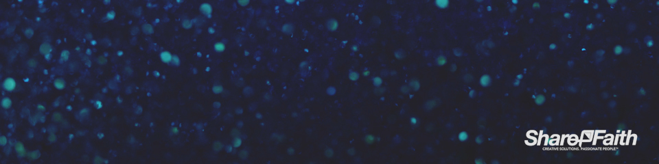 Glitter Rain Triple Wide Worship Video
