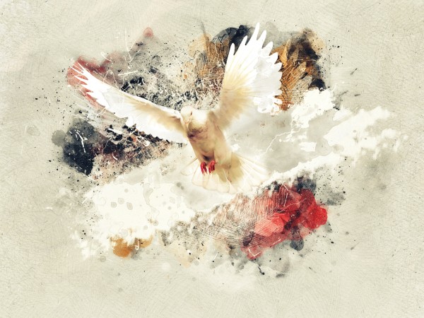 Beautifully Broken Good Friday Dove Worship Background