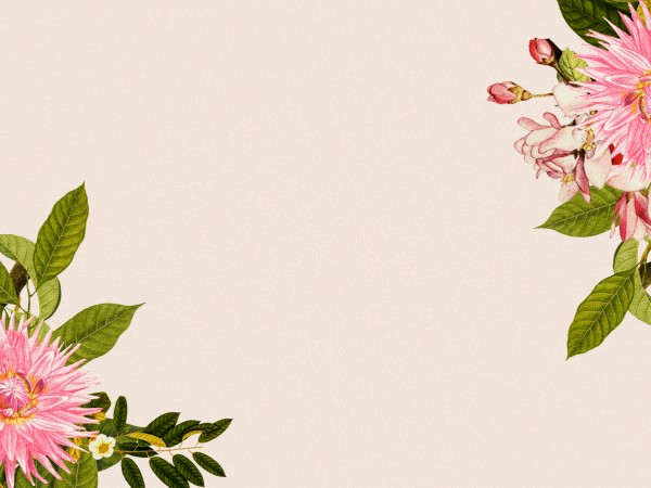 Mother's Day Flower Beige Worship Background