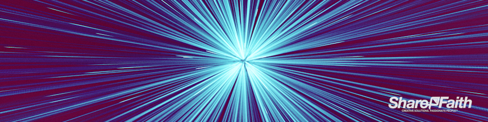 Abstract Lines Light Beams Triple Wide Worship Motion Background